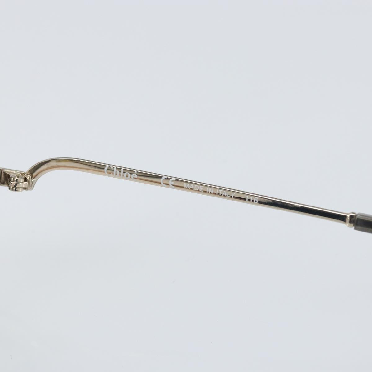 Chloe Sunglasses metal Black Auth BA10541