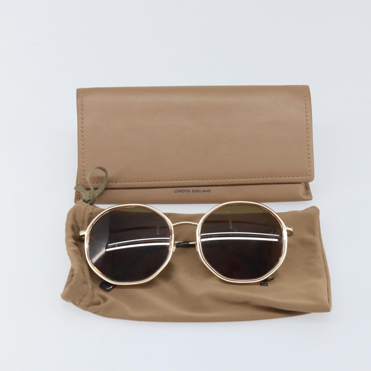 BURBERRY Sunglasses plastic Brown Auth BA10545