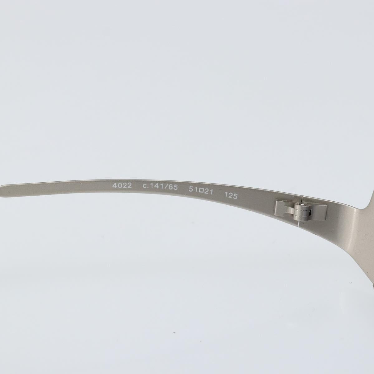 CHANEL Sunglasses metal Blue CC Auth BA10546