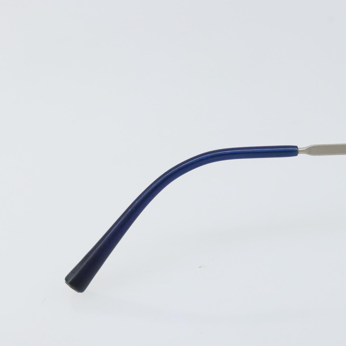 CHANEL Sunglasses metal Blue CC Auth BA10546