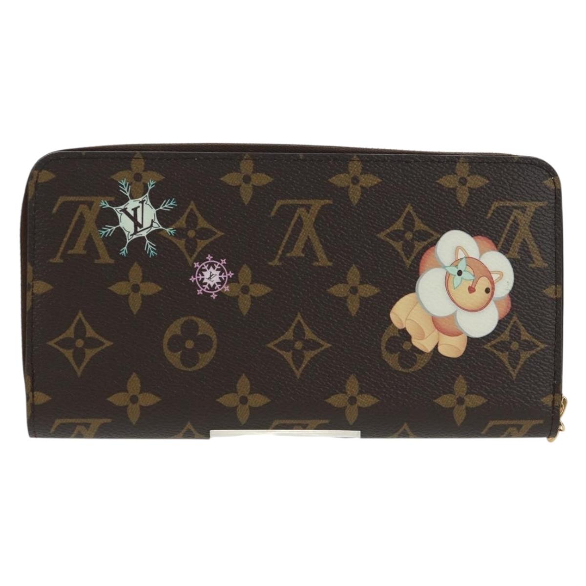 LOUIS VUITTON Vivienne Zippy Wallet Light Blue M12223 LV Auth BA10557SM