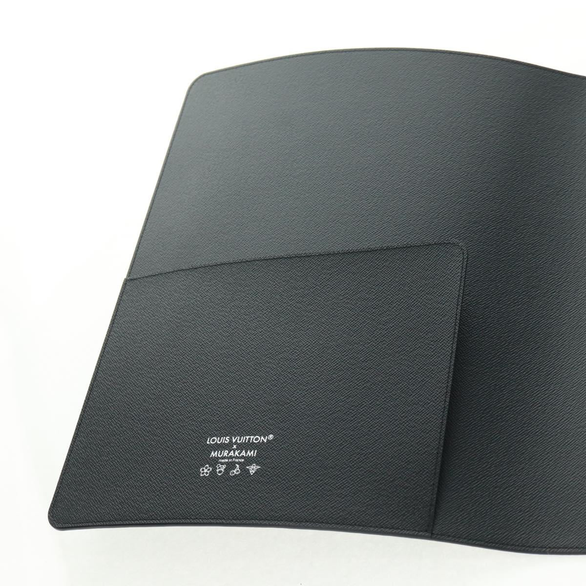 LOUIS VUITTON Multicolor Binder Black LV Auth BA10558SM