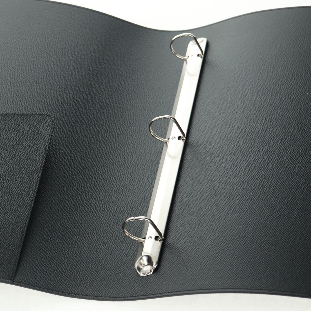 LOUIS VUITTON Multicolor Binder Black LV Auth BA10558SM