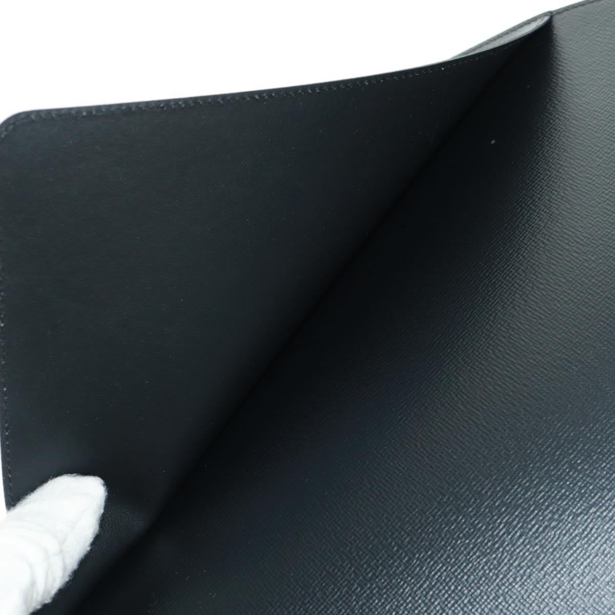 LOUIS VUITTON Multicolor Binder Black LV Auth BA10559SM