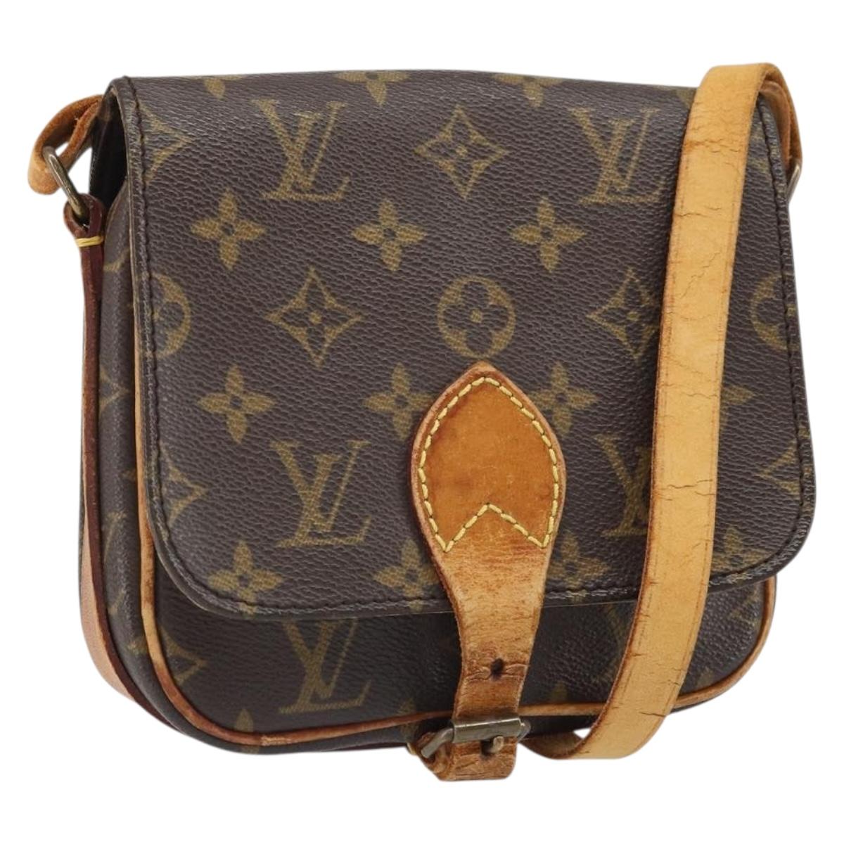 LOUIS VUITTON Monogram Cartouchiere PM Shoulder Bag M51254 LV Auth BA10565