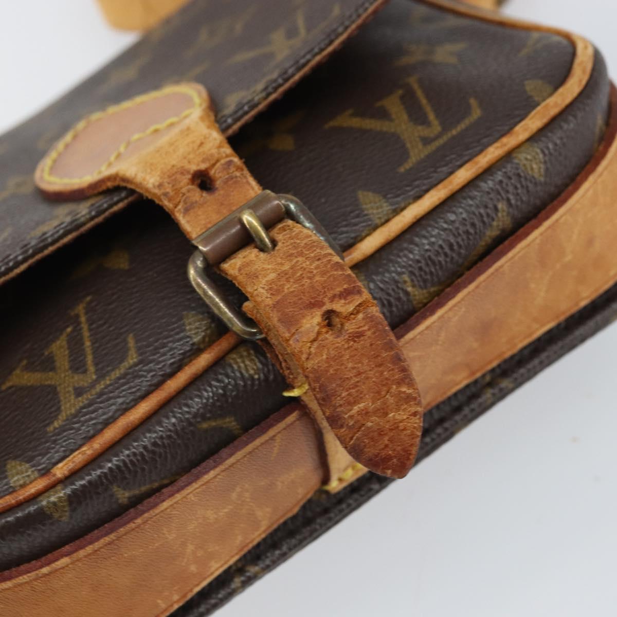 LOUIS VUITTON Monogram Cartouchiere PM Shoulder Bag M51254 LV Auth BA10565