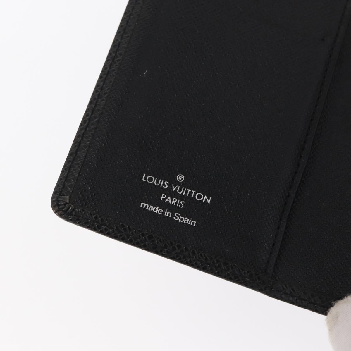 LOUIS VUITTON Taiga Agenda PM Day Planner Cover Epicea R20424 LV Auth BA10570
