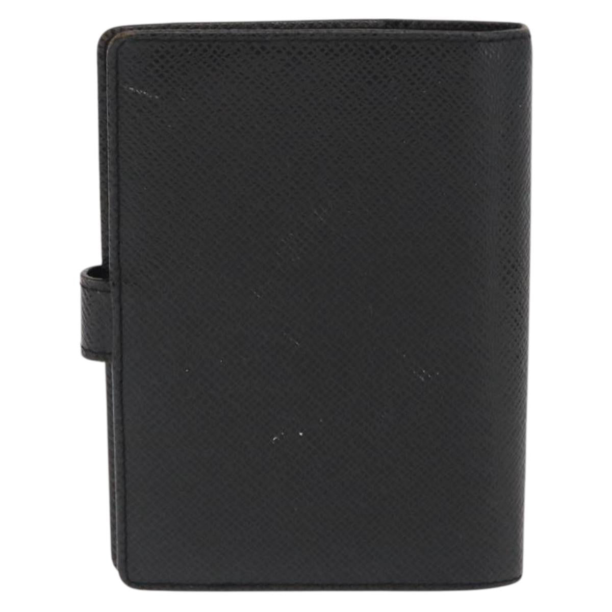 LOUIS VUITTON Taiga Agenda PM Day Planner Cover Epicea R20424 LV Auth BA10570