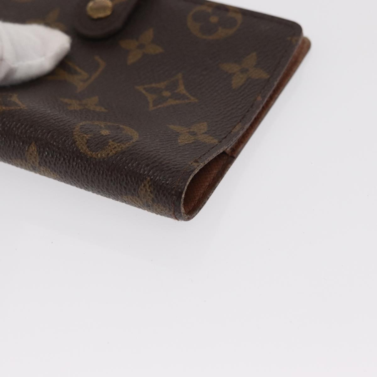 LOUIS VUITTON Monogram Agenda PM Day Planner Cover R20005 LV Auth BA10571