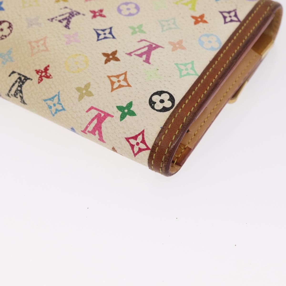 LOUIS VUITTON Multicolor Porte Tresor International Wallet M92659 Auth BA10579