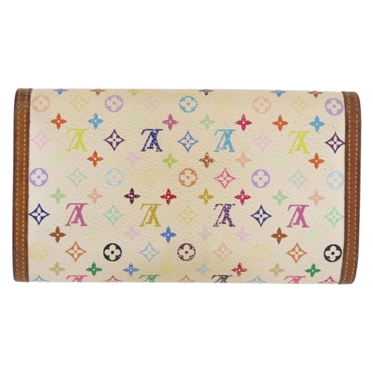 LOUIS VUITTON Multicolor Porte Tresor International Wallet M92659 Auth BA10579