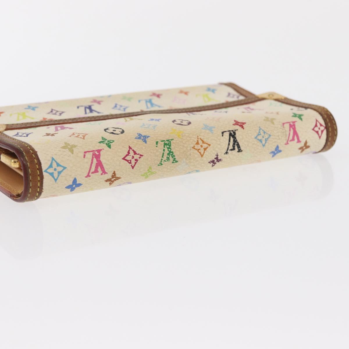 LOUIS VUITTON Multicolor Porte Tresor International Wallet M92659 Auth BA10579