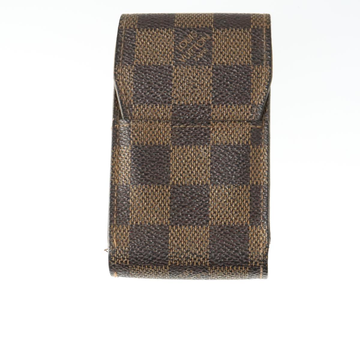 LOUIS VUITTON Monogram Damier Ebene Etui Cigarette Case 4 Set LV Auth BA10586