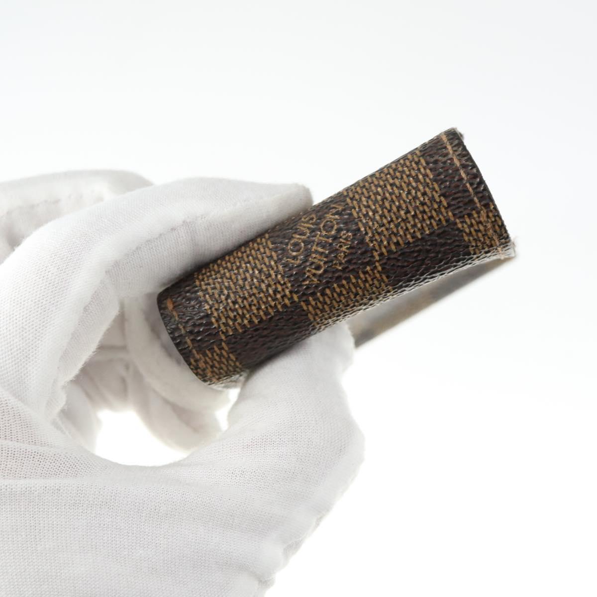 LOUIS VUITTON Monogram Damier Ebene Etui Cigarette Case 4 Set LV Auth BA10586
