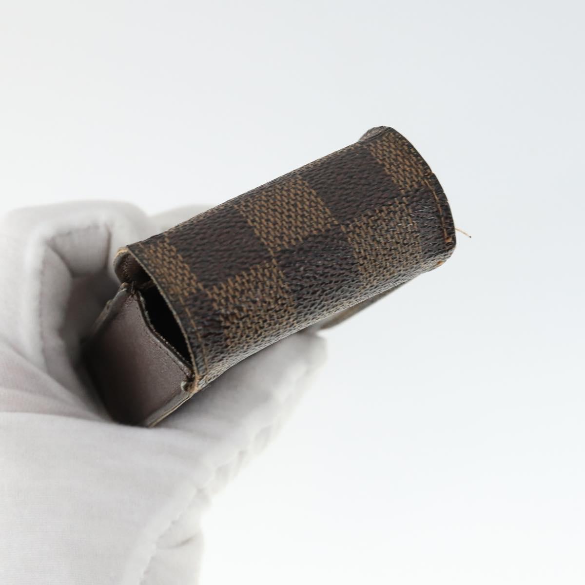 LOUIS VUITTON Monogram Damier Ebene Etui Cigarette Case 4 Set LV Auth BA10586