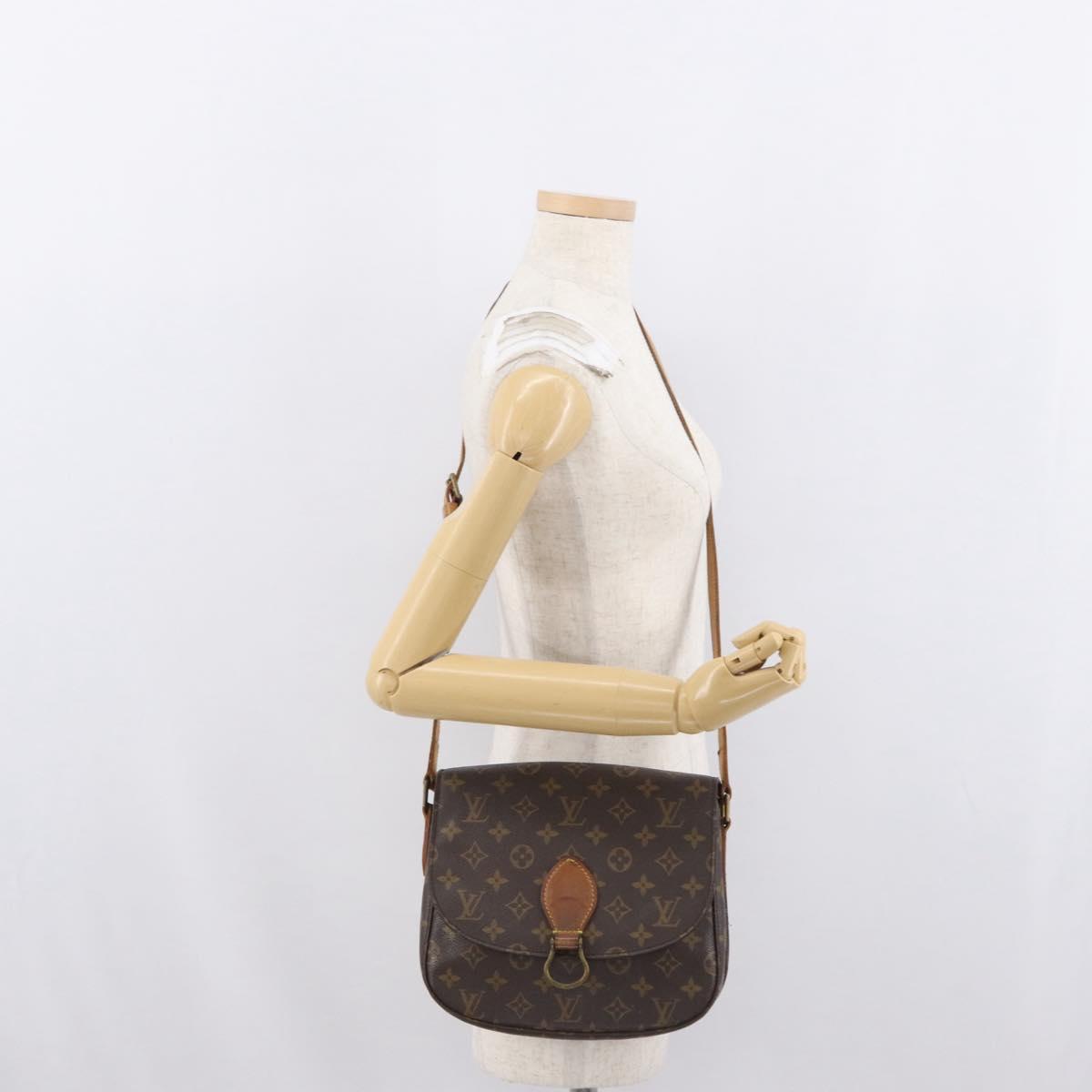 LOUIS VUITTON Monogram Saint Cloud GM Shoulder Bag M51242 LV Auth BA10594