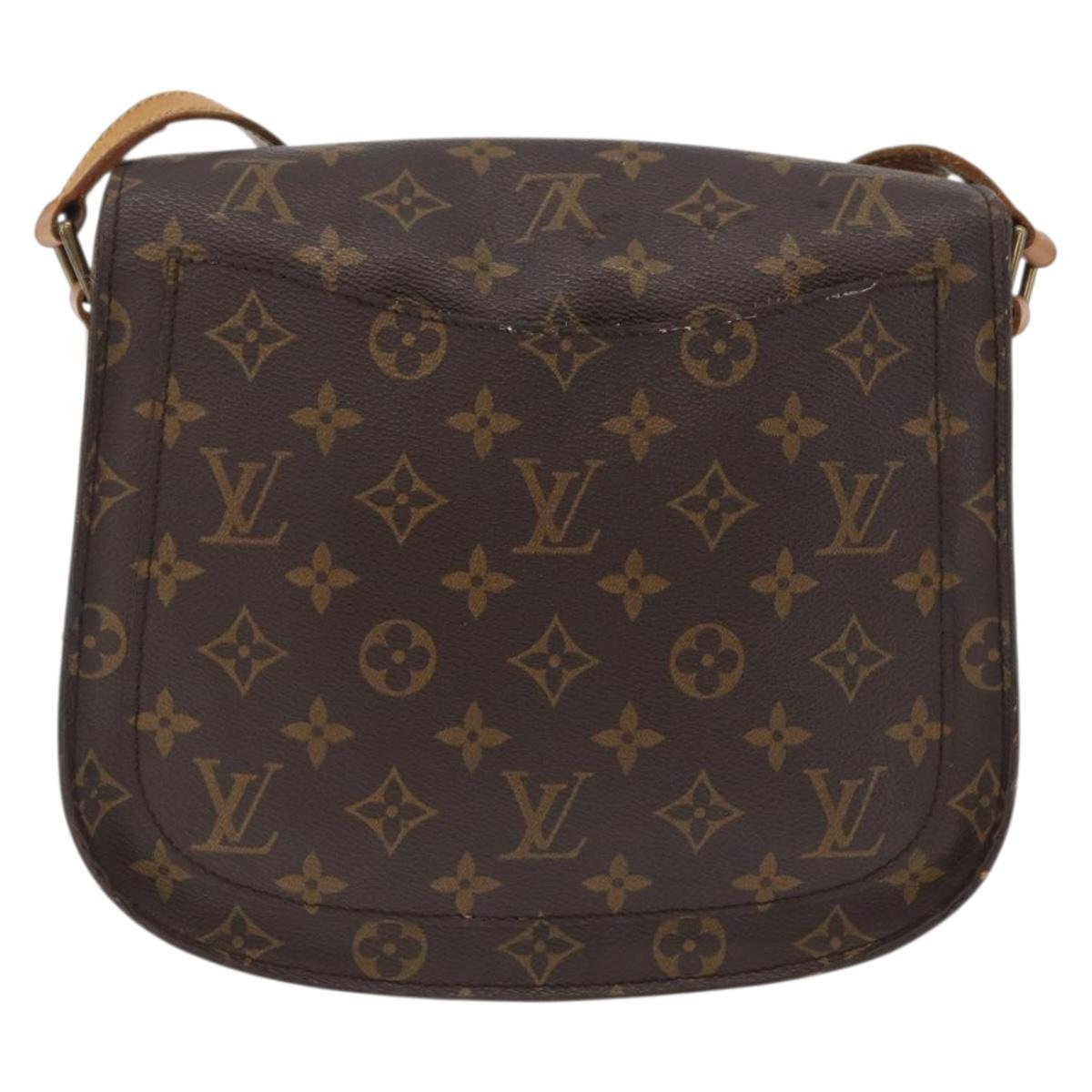 LOUIS VUITTON Monogram Saint Cloud GM Shoulder Bag M51242 LV Auth BA10594