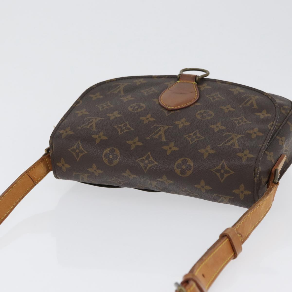LOUIS VUITTON Monogram Saint Cloud GM Shoulder Bag M51242 LV Auth BA10594