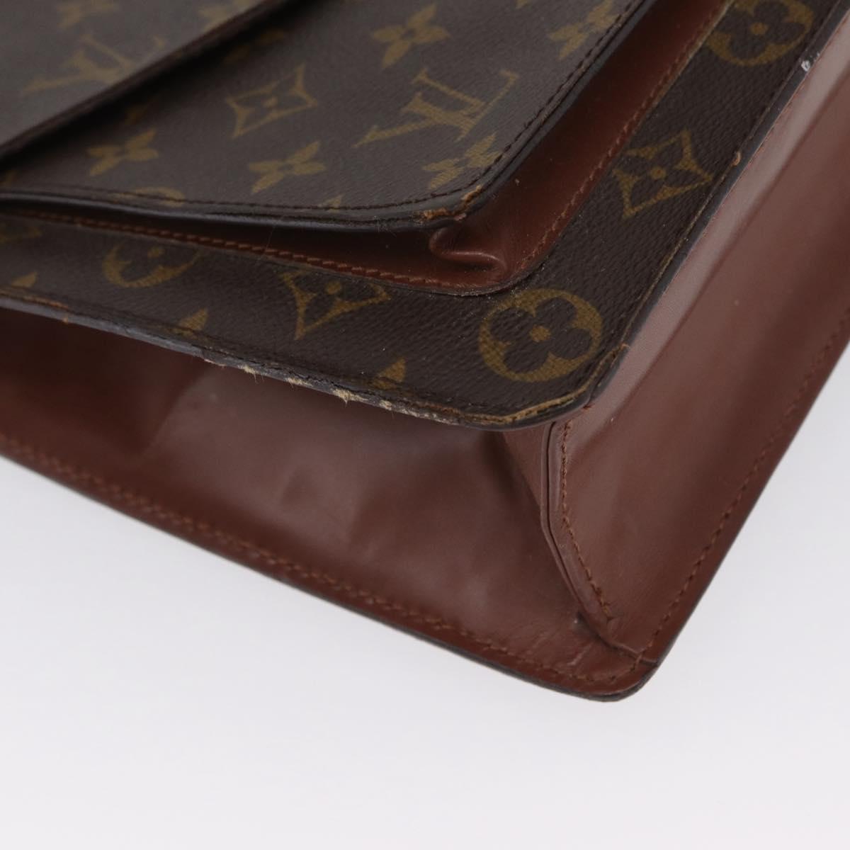 LOUIS VUITTON Monogram Monceau 28 Hand Bag M51185 LV Auth BA10595