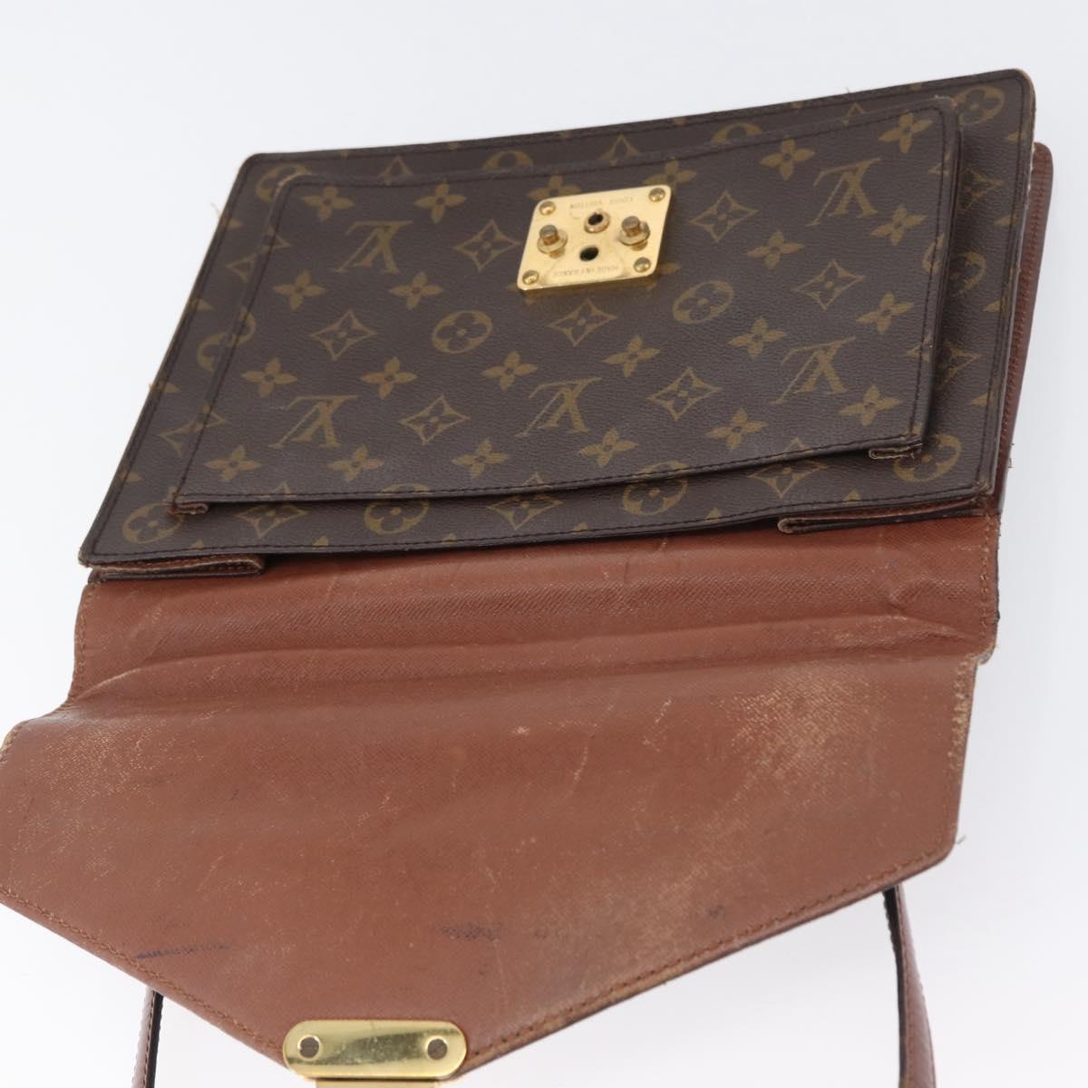 LOUIS VUITTON Monogram Monceau 28 Hand Bag M51185 LV Auth BA10595