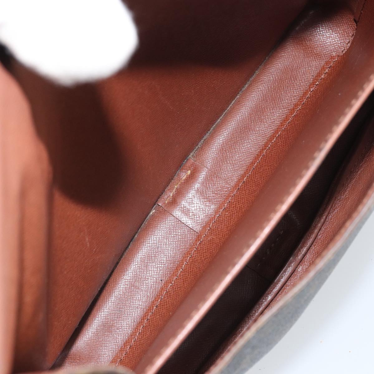 LOUIS VUITTON Monogram Cartouchiere GM Shoulder Bag M51252 LV Auth BA10597