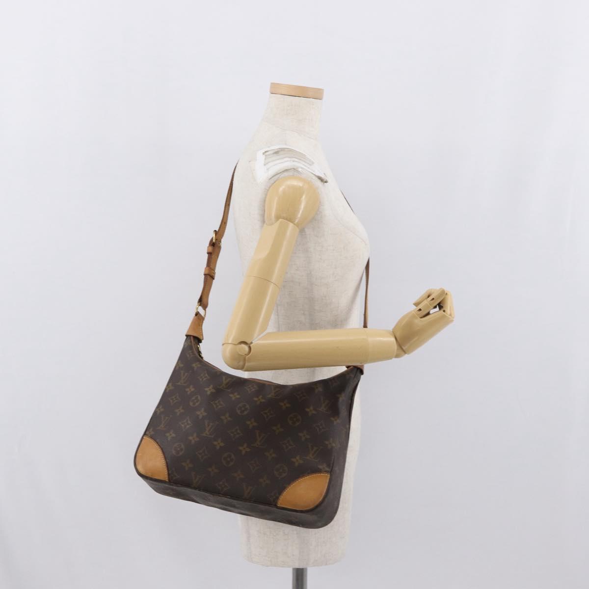 LOUIS VUITTON Monogram Boulogne 30 Shoulder Bag M51265 LV Auth BA10599