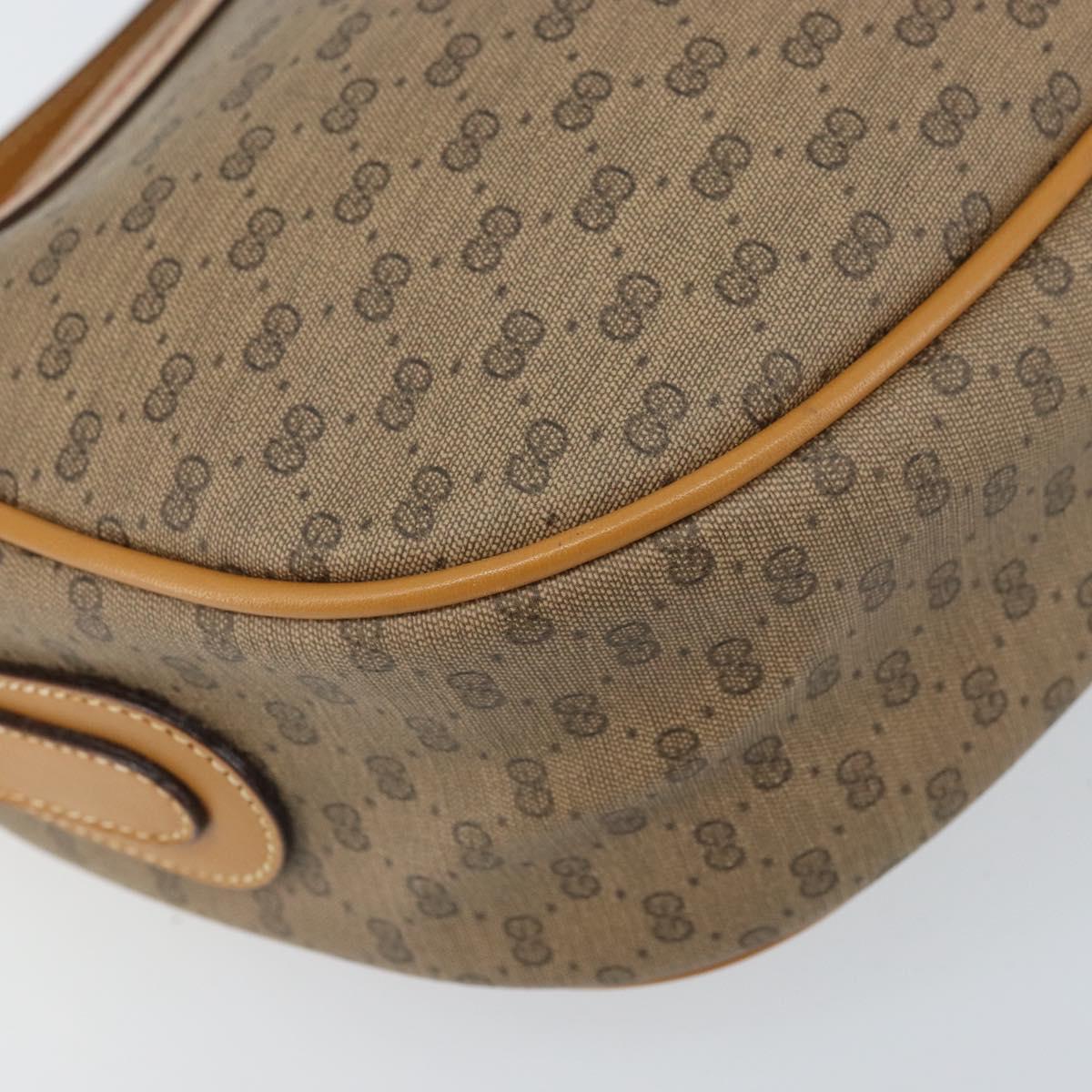 GUCCI Micro GG Supreme Web Sherry Line Bag PVC Beige 001 115 0918 Auth BA10601