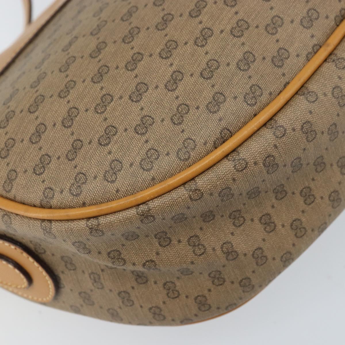 GUCCI Micro GG Supreme Web Sherry Line Bag PVC Beige 001 115 0918 Auth BA10601