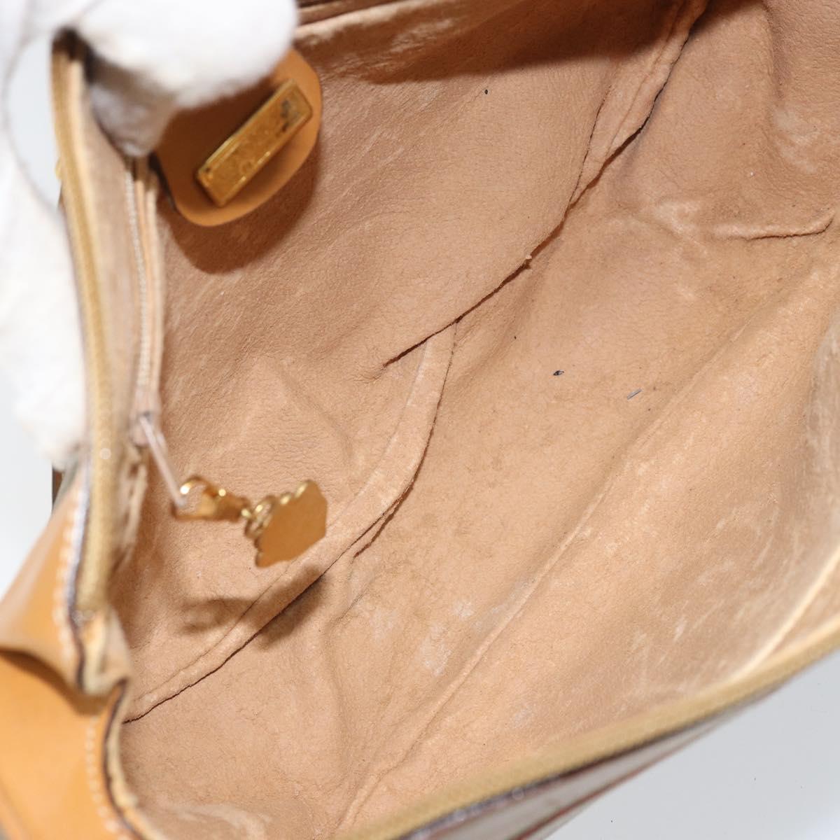 GUCCI Micro GG Supreme Web Sherry Line Bag PVC Beige 001 115 0918 Auth BA10601