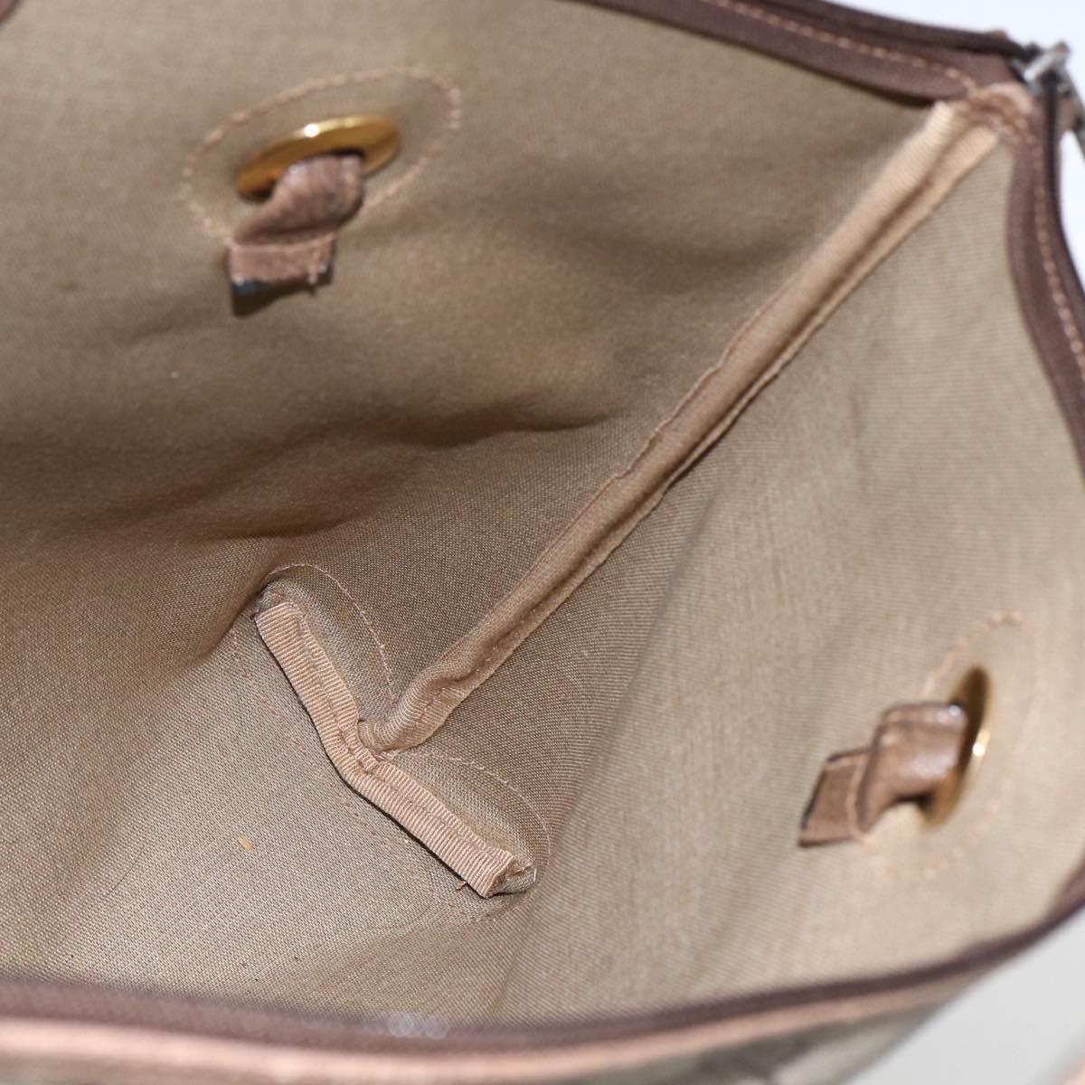 GUCCI GG Supreme Tote Bag PVC Beige Gold 02 39 4947 Auth BA10611