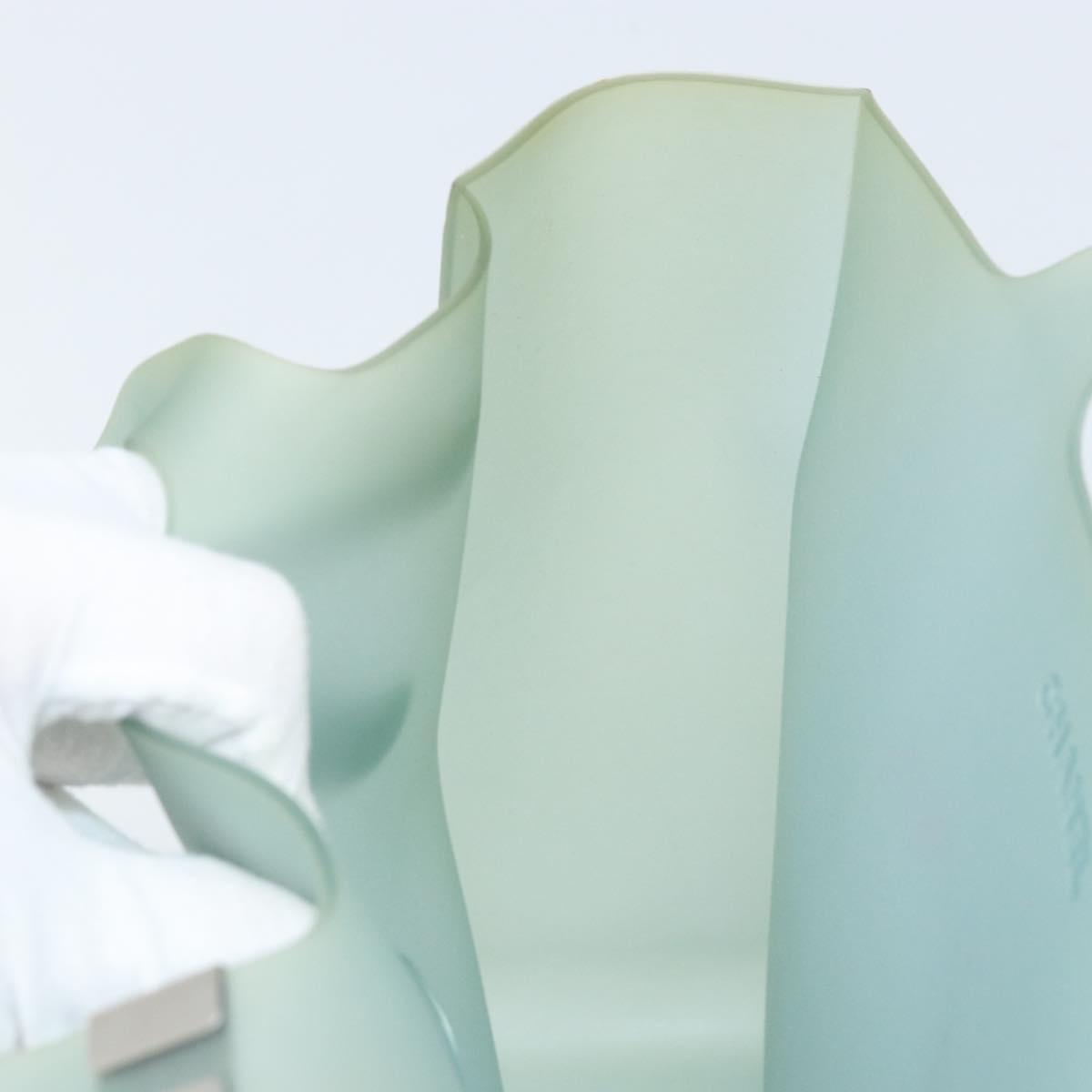 CHANEL Tote Bag Rubber Green CC Auth BA10618