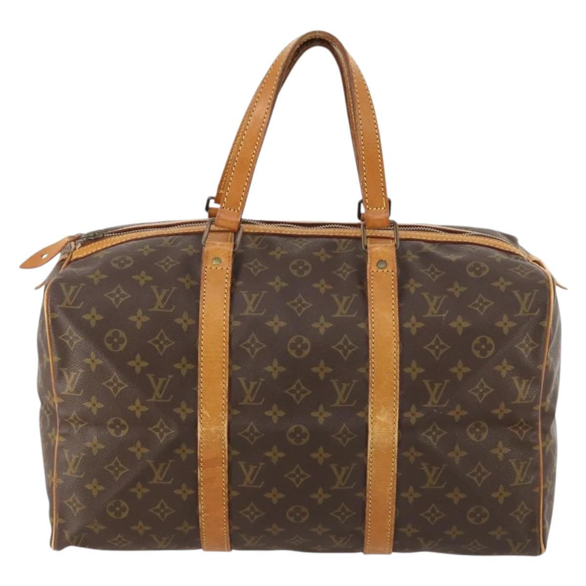 LOUIS VUITTON Monogram Sac Souple 45 Boston Bag M41624 LV Auth BA10643