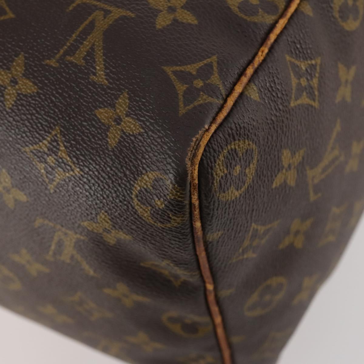 LOUIS VUITTON Monogram Speedy 40 Hand Bag M41522 LV Auth BA10648
