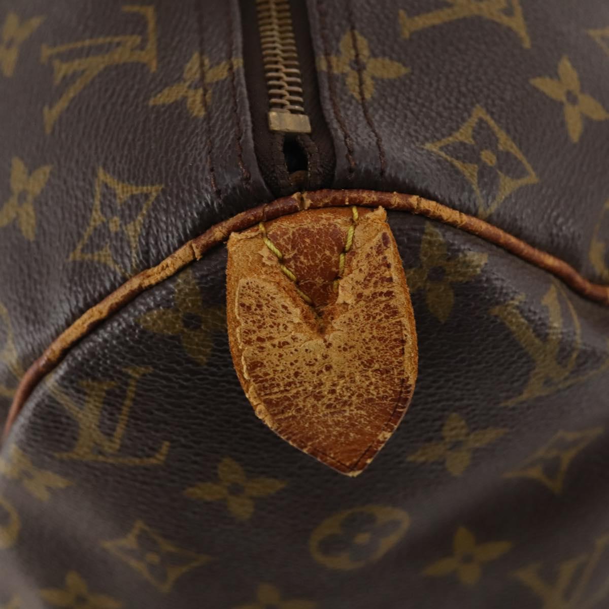 LOUIS VUITTON Monogram Speedy 40 Hand Bag M41522 LV Auth BA10648
