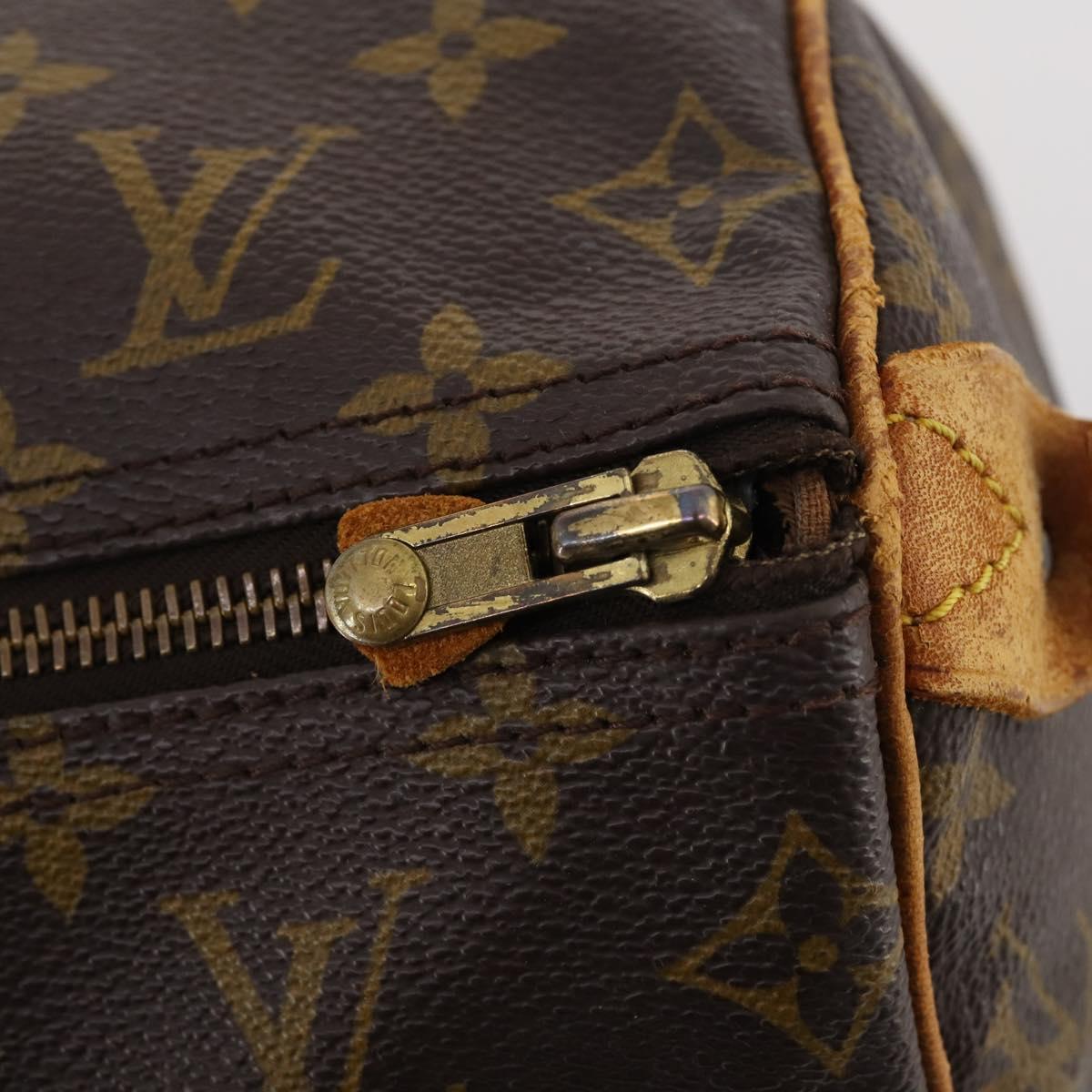 LOUIS VUITTON Monogram Speedy 40 Hand Bag M41522 LV Auth BA10648
