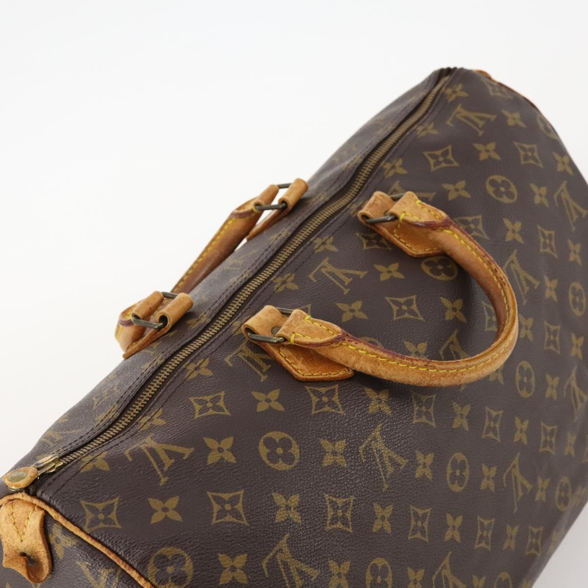LOUIS VUITTON Monogram Speedy 40 Hand Bag M41522 LV Auth BA10648