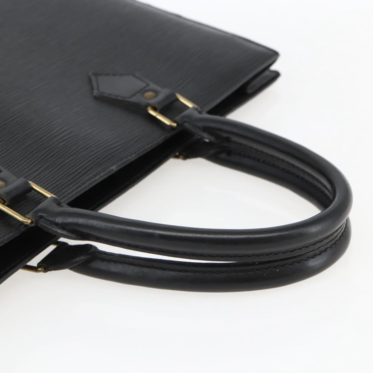 LOUIS VUITTON Epi Sac Plat Hand Bag Black M59082 LV Auth BA10662