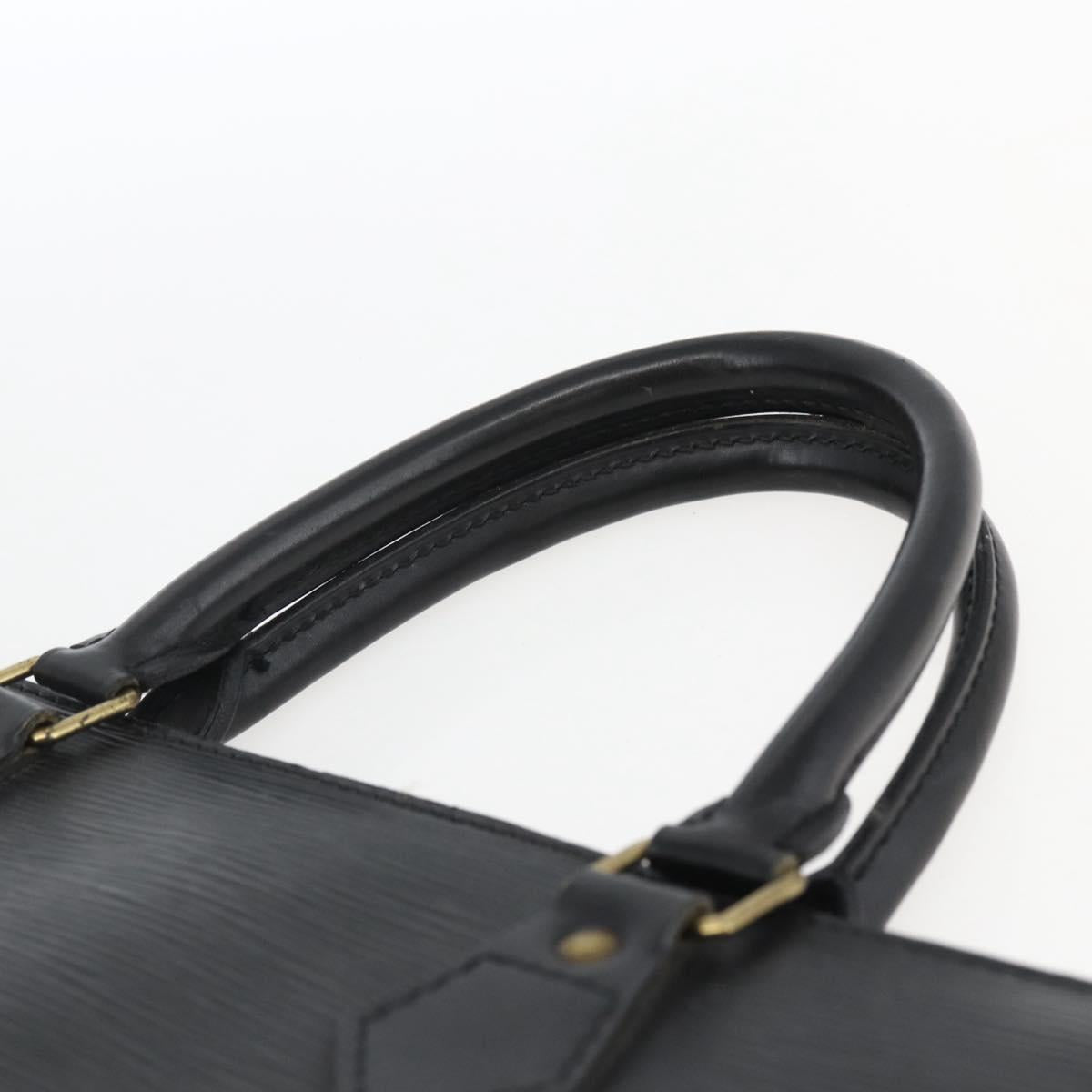 LOUIS VUITTON Epi Sac Plat Hand Bag Black M59082 LV Auth BA10662