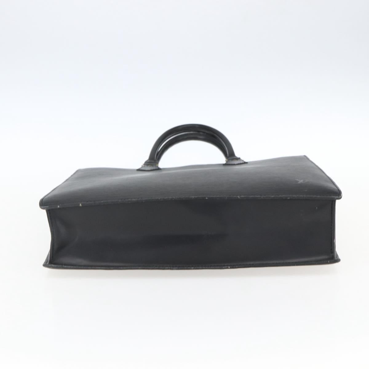 LOUIS VUITTON Epi Sac Plat Hand Bag Black M59082 LV Auth BA10662