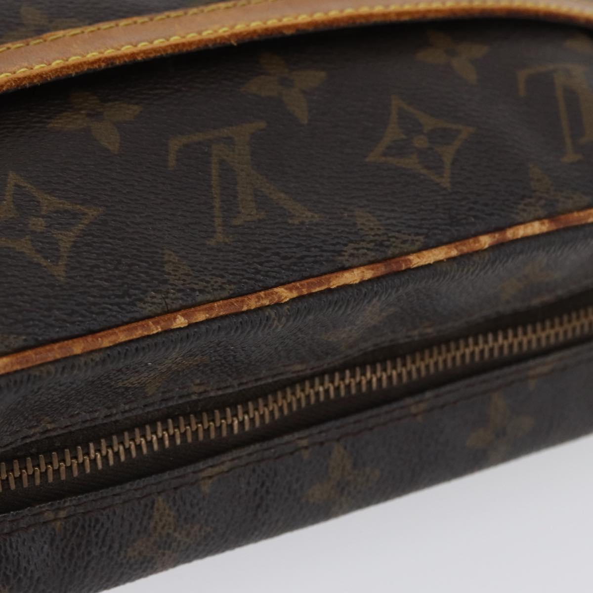 LOUIS VUITTON Monogram Compiegne 28 Clutch Bag M51845 LV Auth BA10676