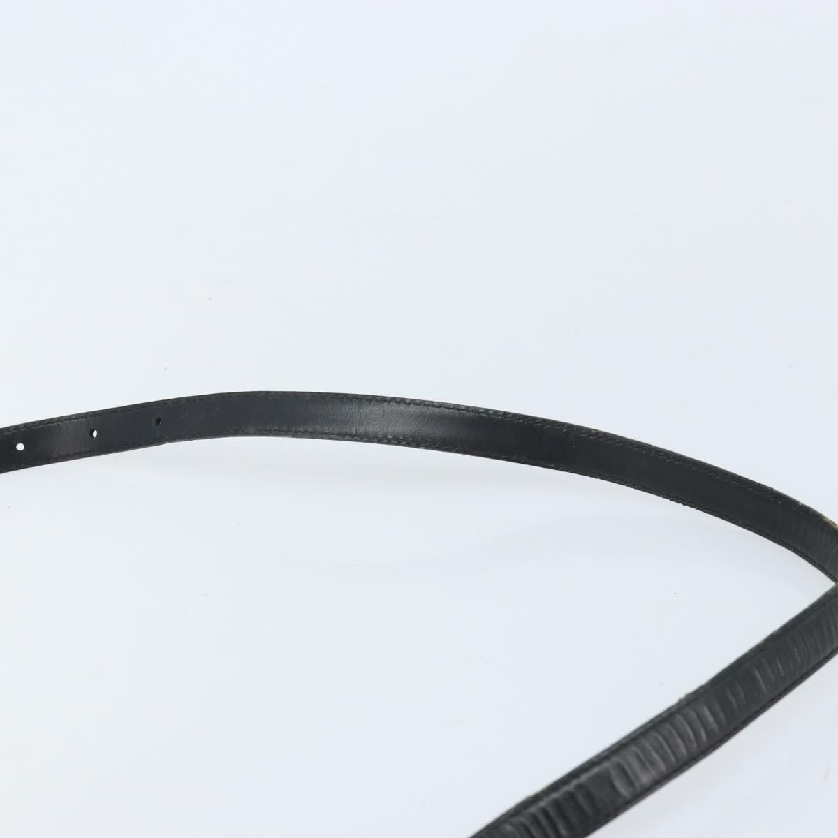 LOUIS VUITTON Epi Jeune Fille MM Shoulder Bag Black M52152 LV Auth BA10681
