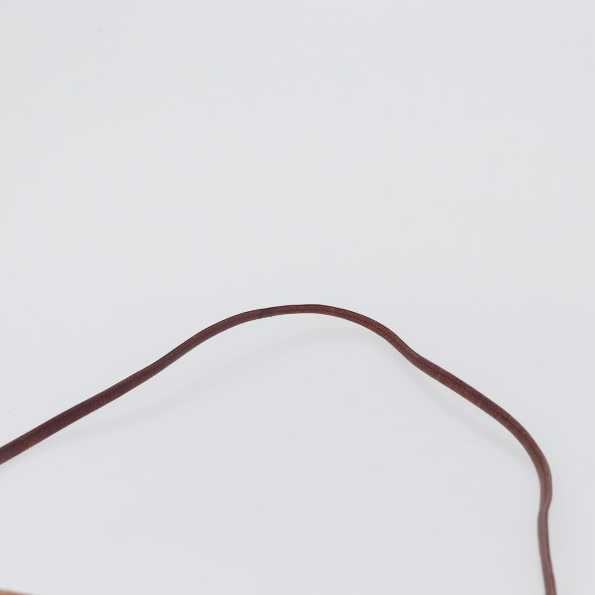 Christian Dior Trotter Canvas Shoulder Bag Red Gold Auth BA10682