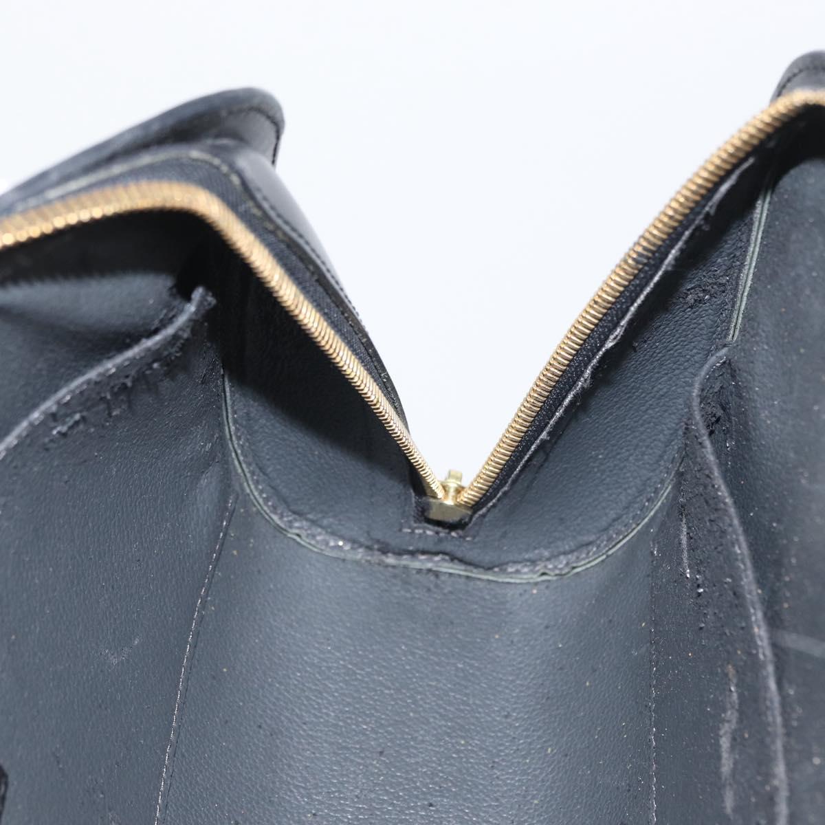 LOUIS VUITTON Epi Dauphine GM Cosmetic Pouch Black M48432 LV Auth BA10685