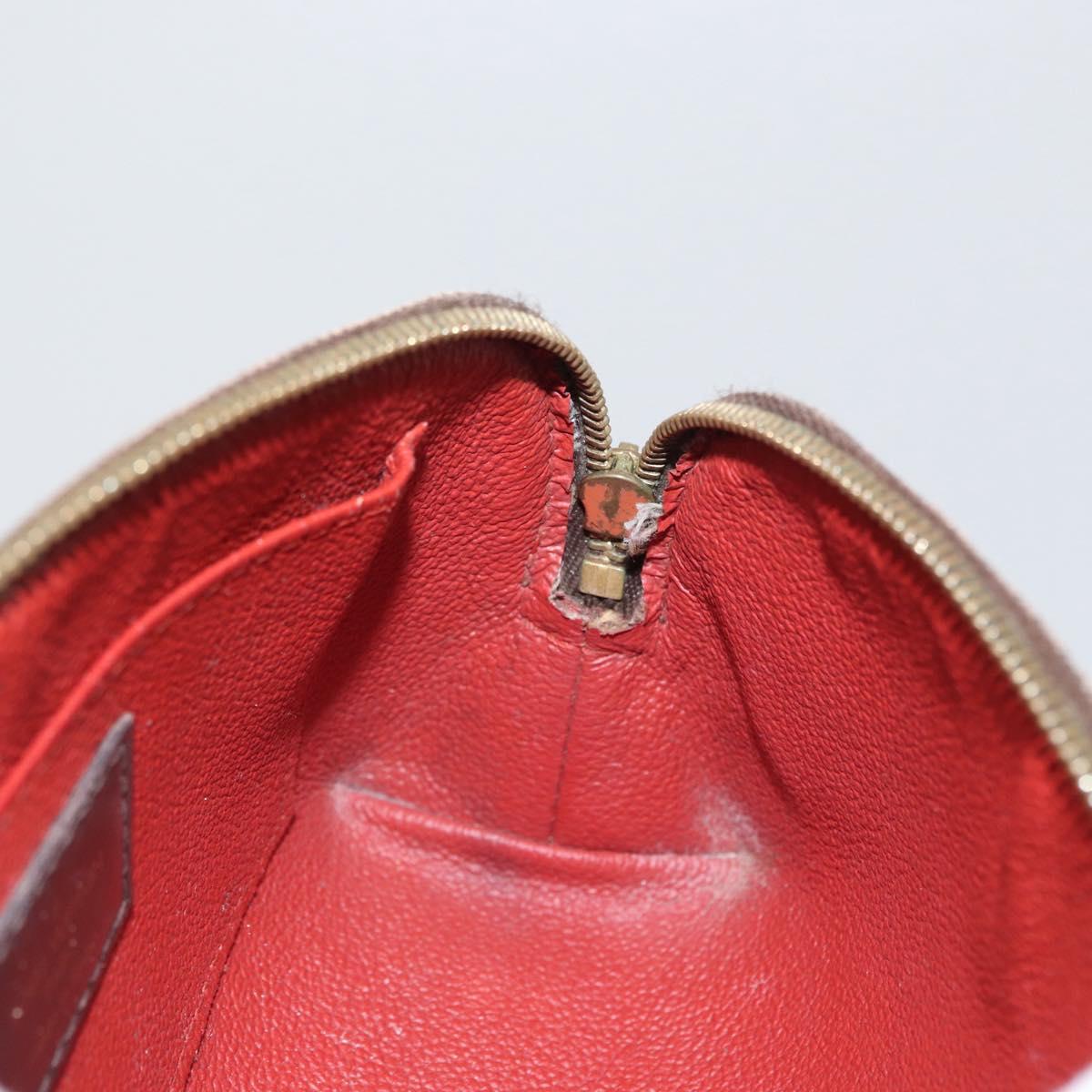 LOUIS VUITTON Damier Ebene Pochette Cosmetic PM Pouch N47516 LV Auth BA10690