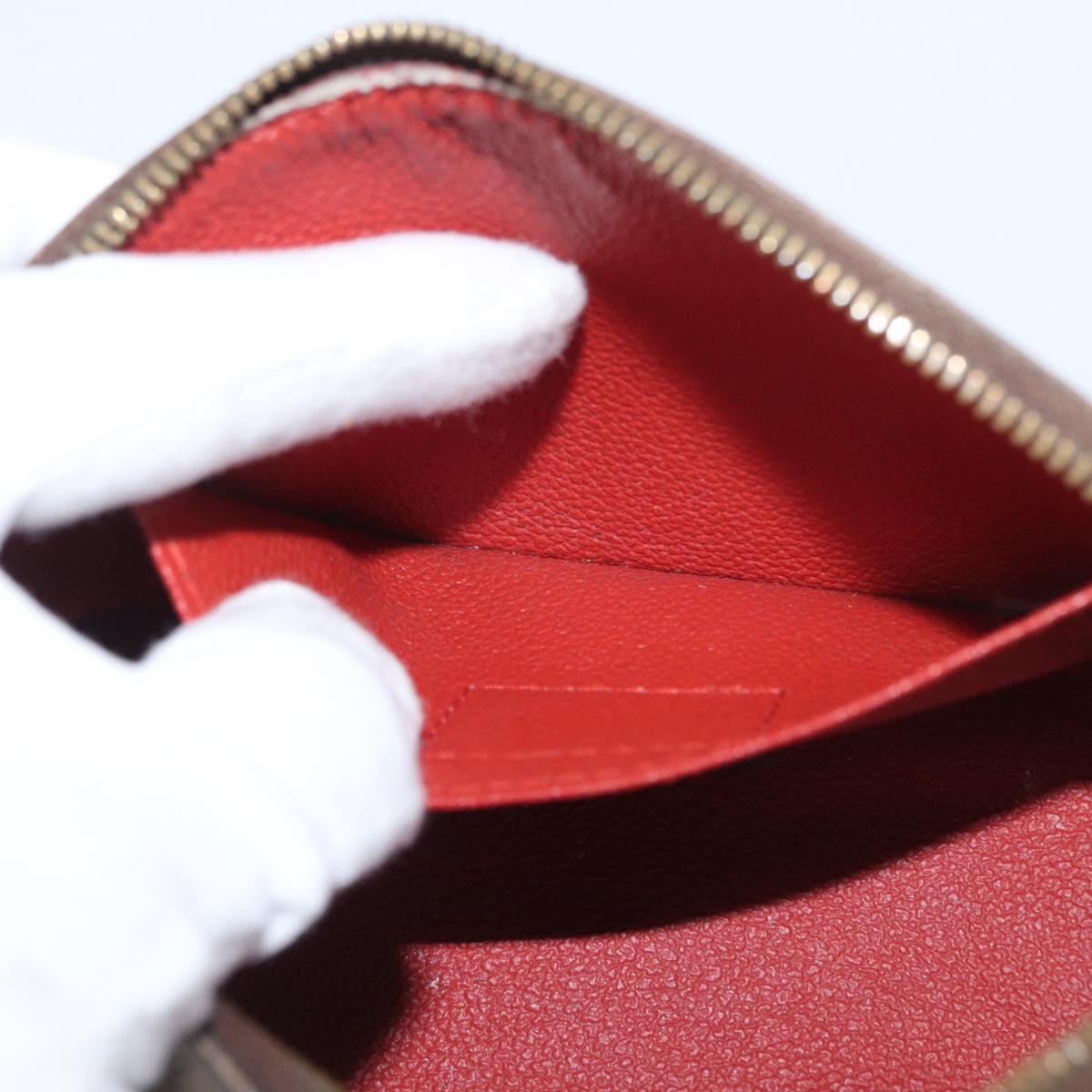 LOUIS VUITTON Damier Ebene Pochette Cosmetic PM Pouch N47516 LV Auth BA10690