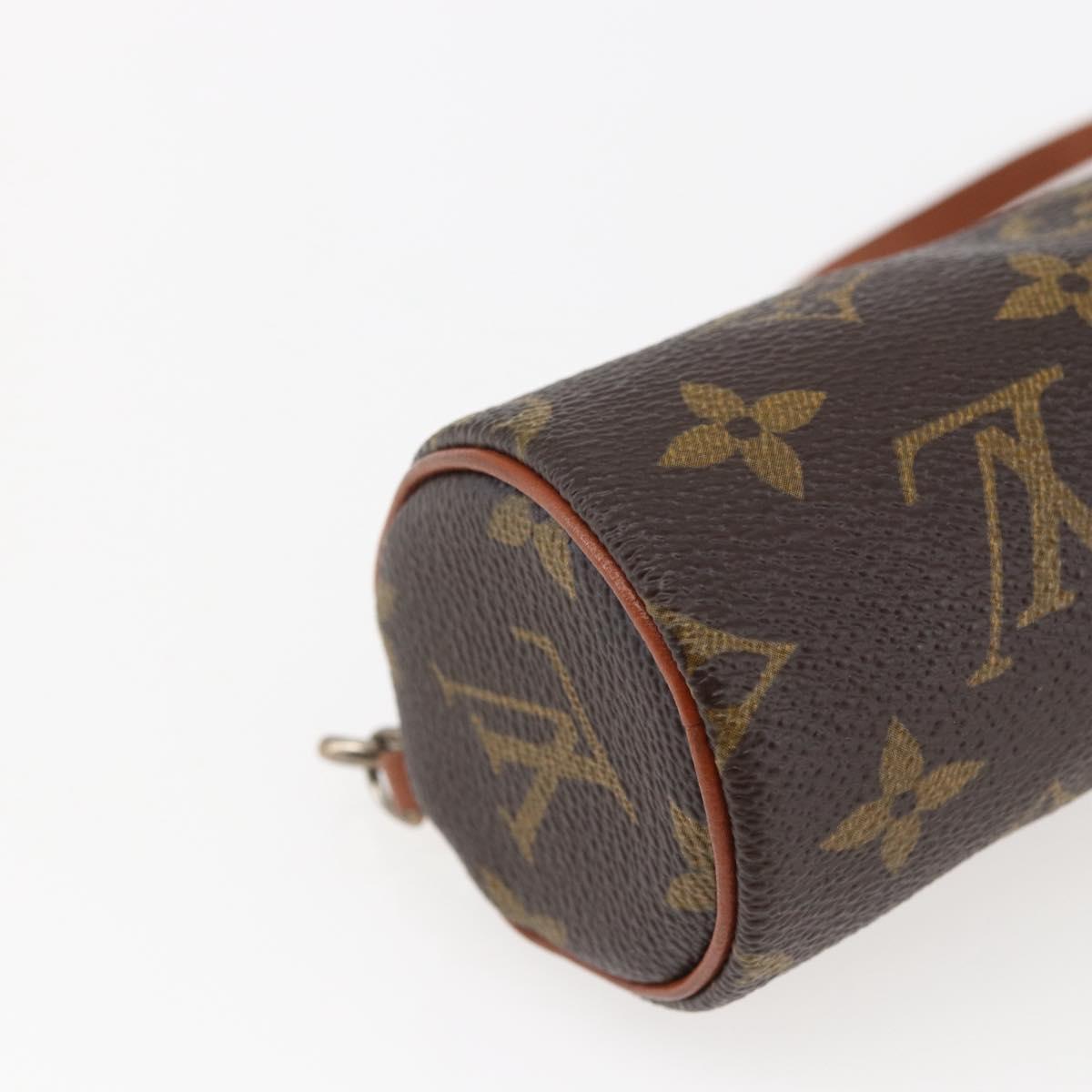 LOUIS VUITTON Monogram Papillon Pouch LV Auth BA10691