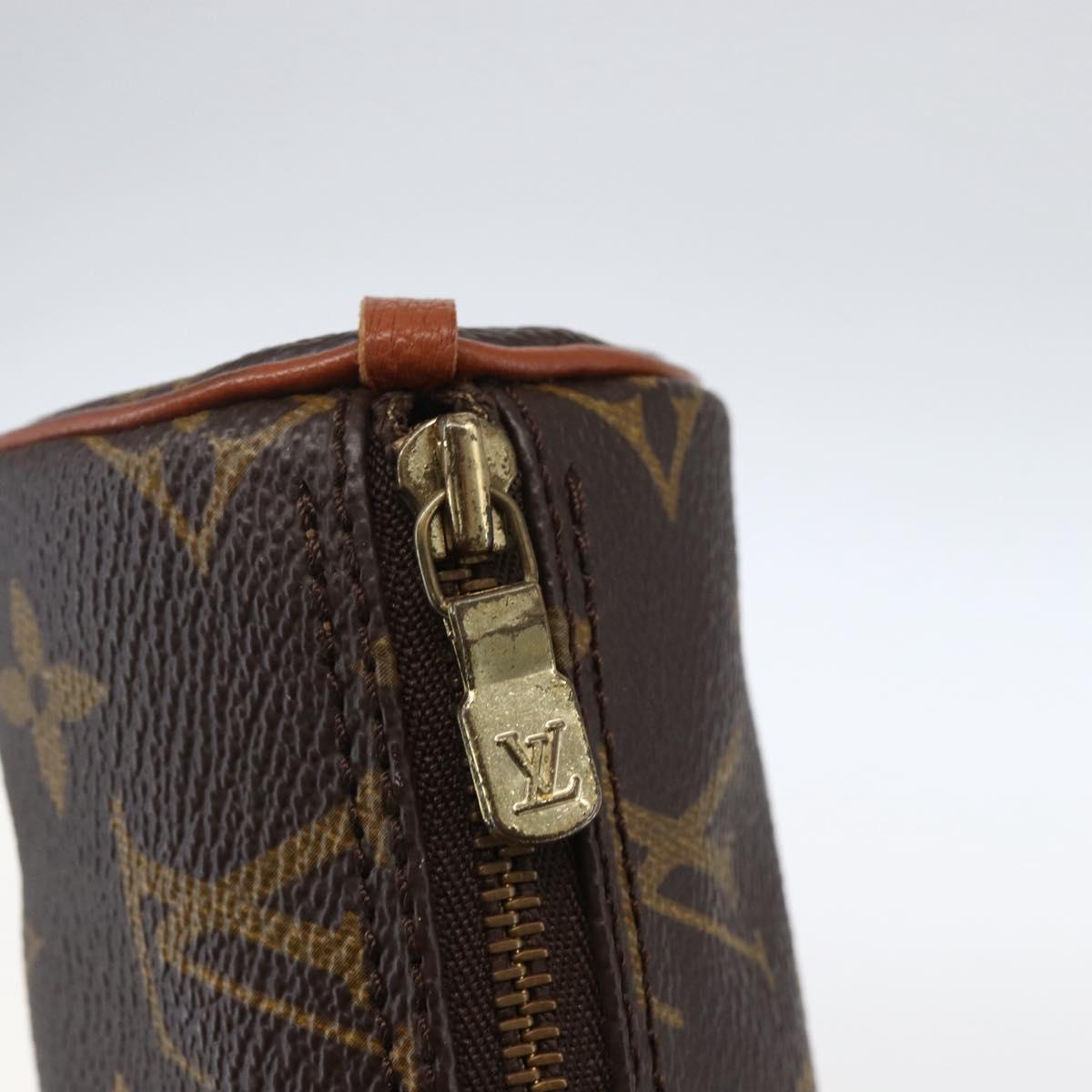 LOUIS VUITTON Monogram Papillon Pouch LV Auth BA10691