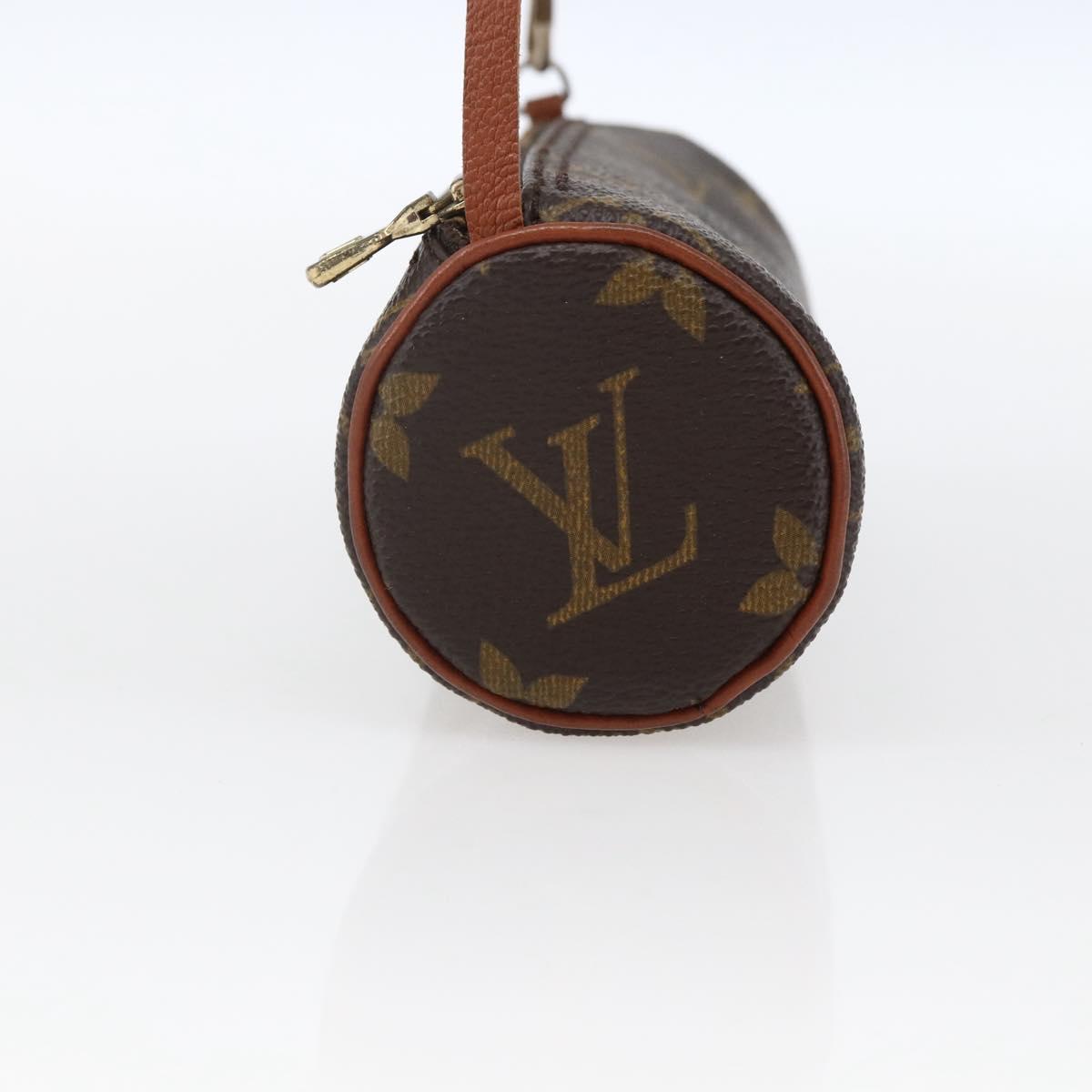 LOUIS VUITTON Monogram Papillon Pouch LV Auth BA10691