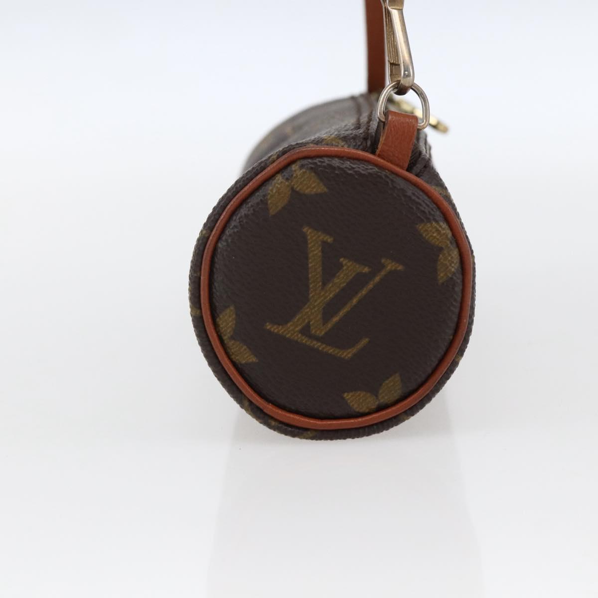LOUIS VUITTON Monogram Papillon Pouch LV Auth BA10691