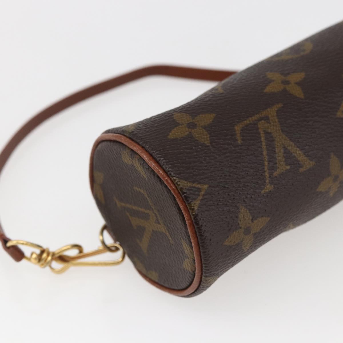 LOUIS VUITTON Monogram Papillon Pouch LV Auth BA10692